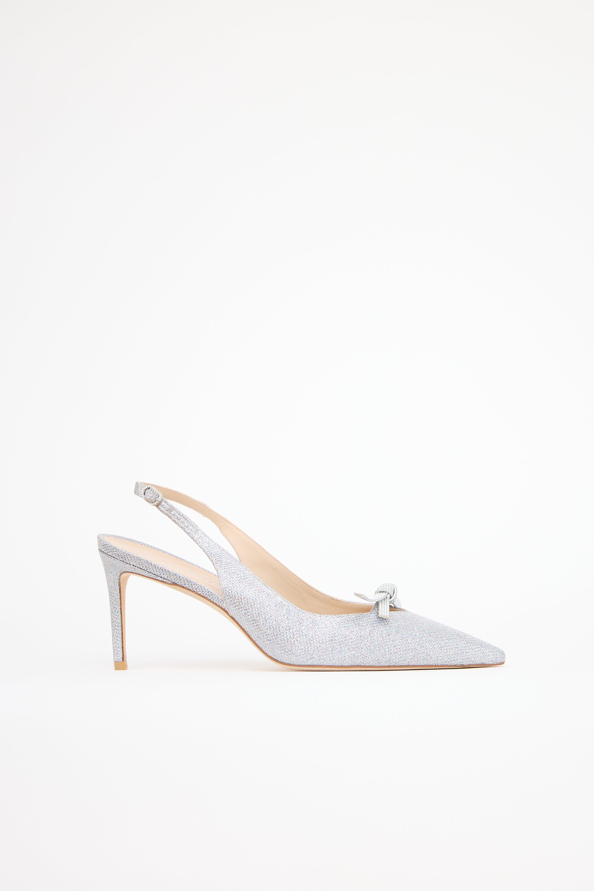 Stuart Weitzman Mesh SW Bow 75 Heel