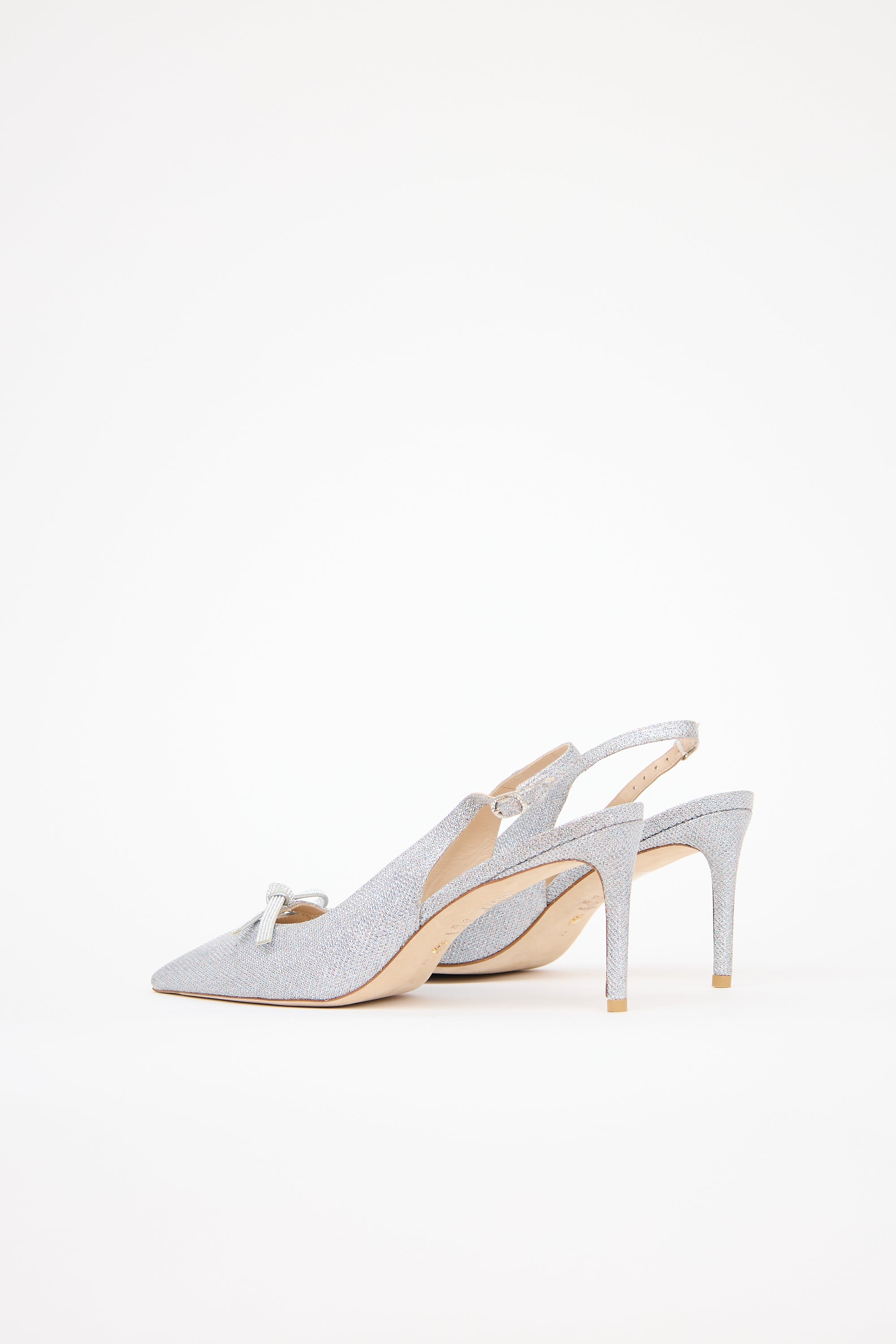 Stuart Weitzman Mesh SW Bow 75 Heel