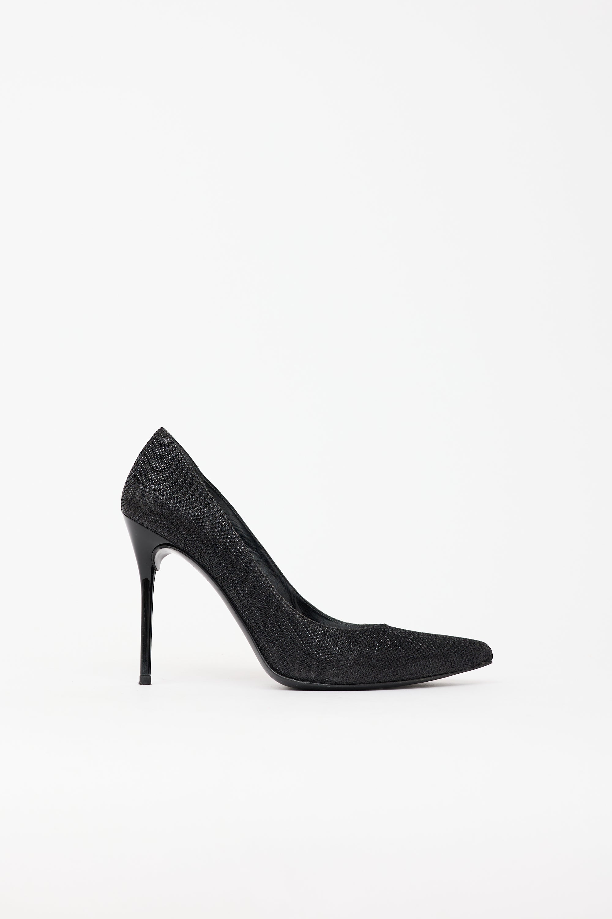 Stuart Weitzman Mesh Shimmer Flirt Pump