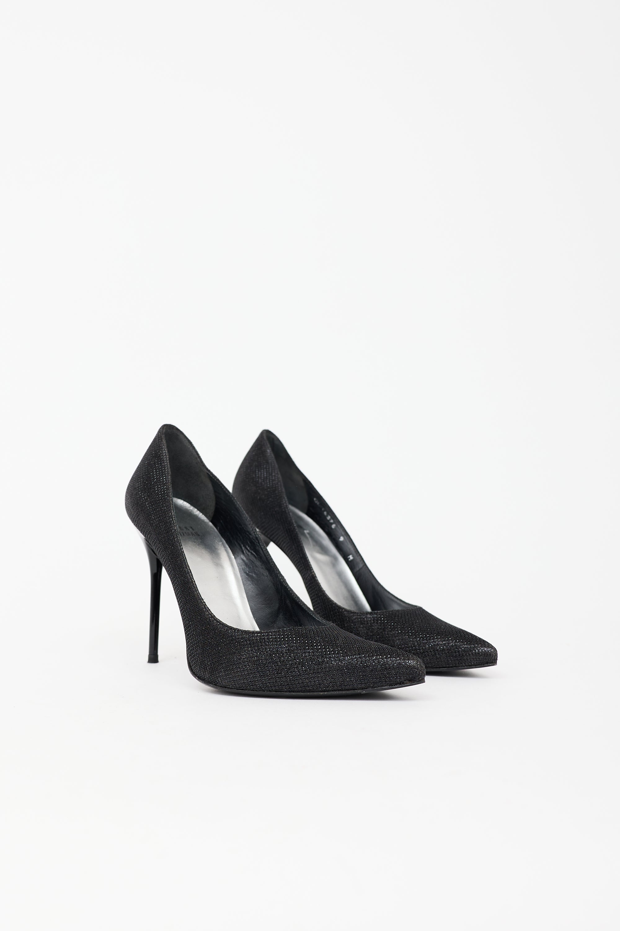 Stuart Weitzman Mesh Shimmer Flirt Pump