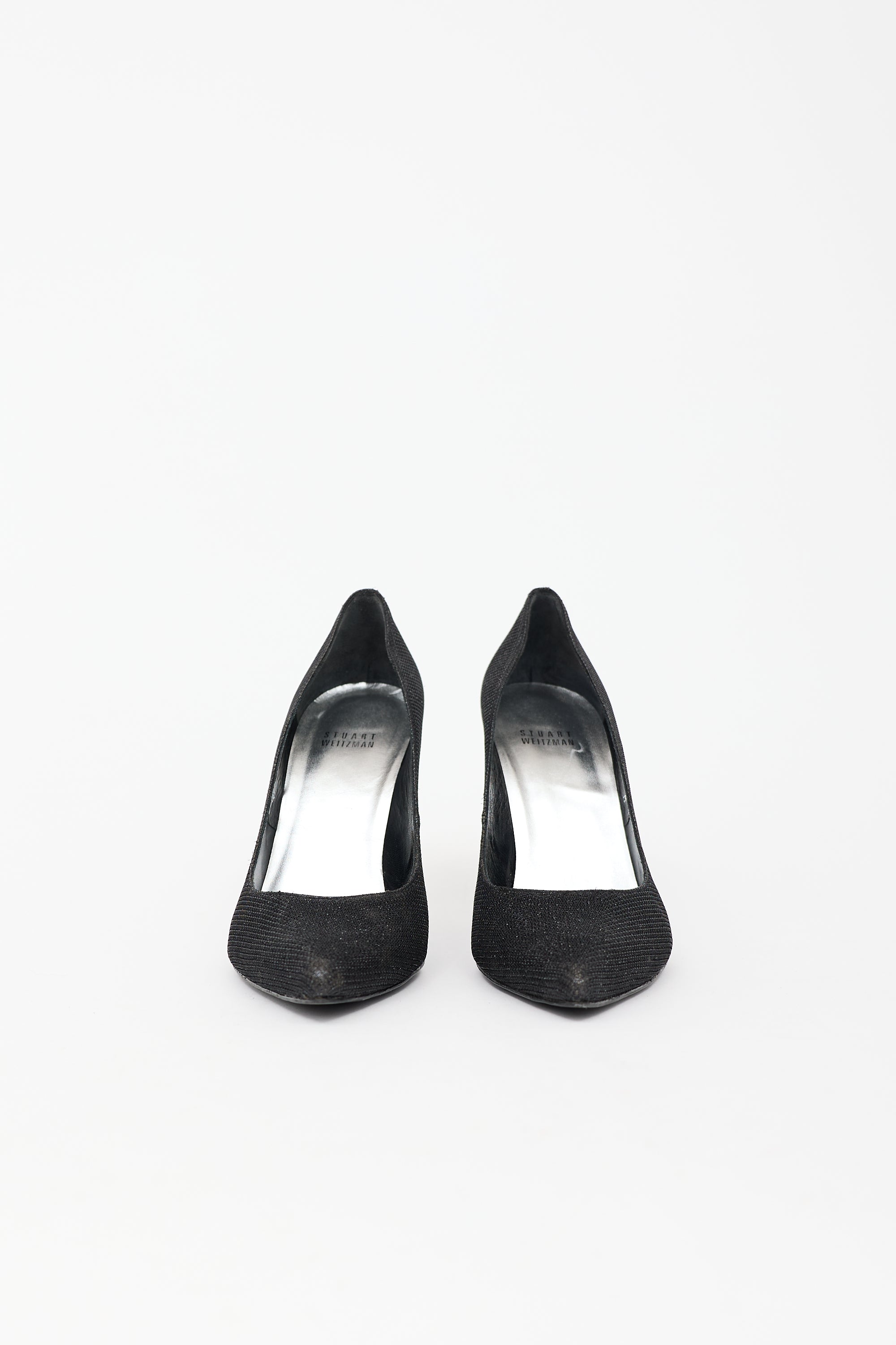 Stuart Weitzman Mesh Shimmer Flirt Pump