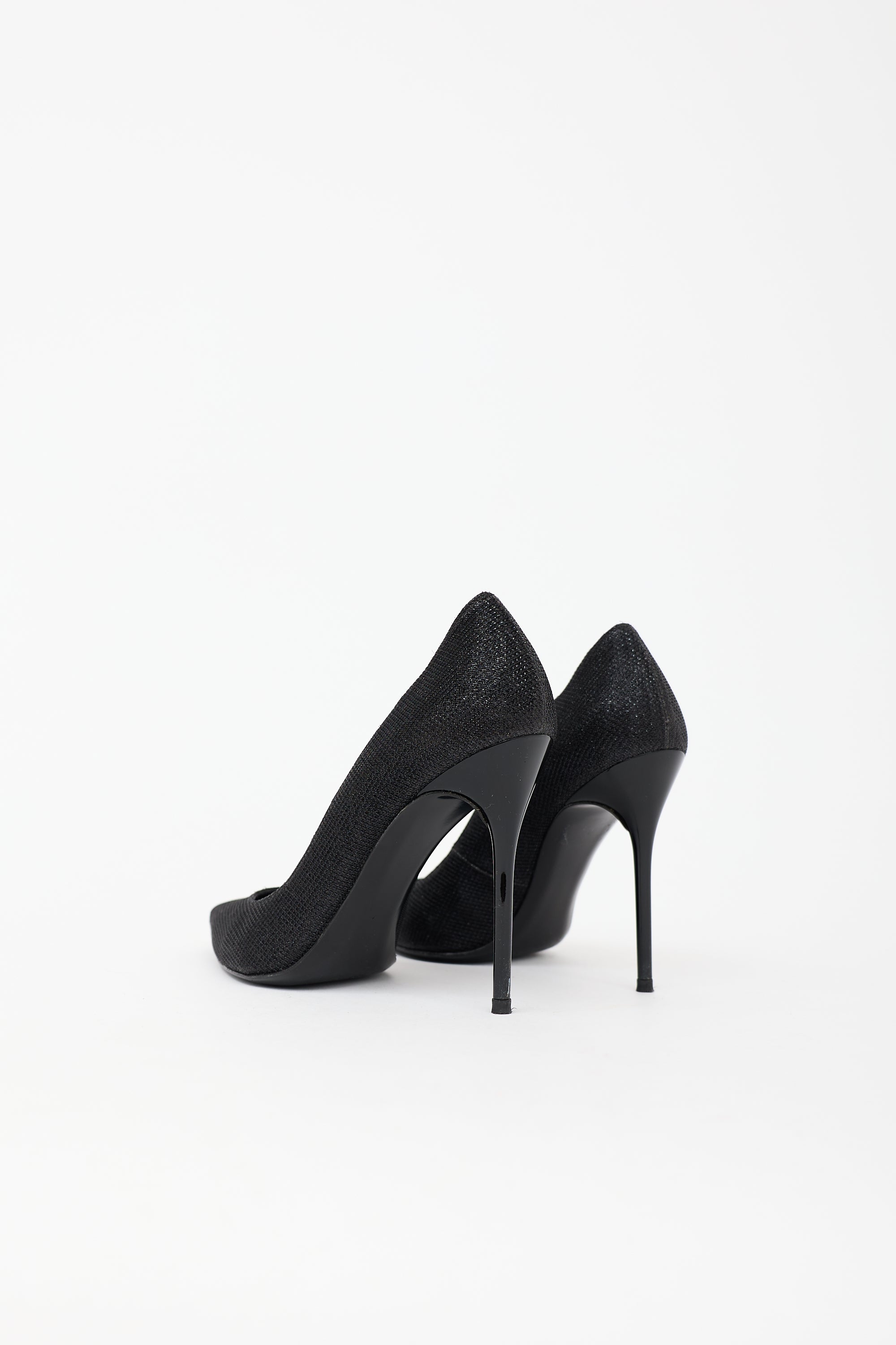Stuart Weitzman Mesh Shimmer Flirt Pump