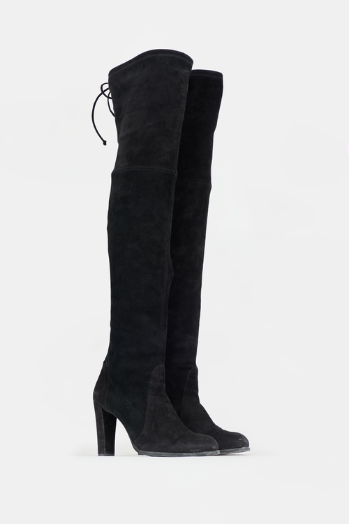Stuart Weitzman Suede Highland Thigh Boot