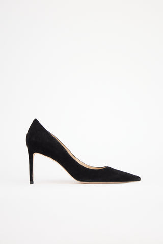 Stuart Weitzman Suede Leigh Pump