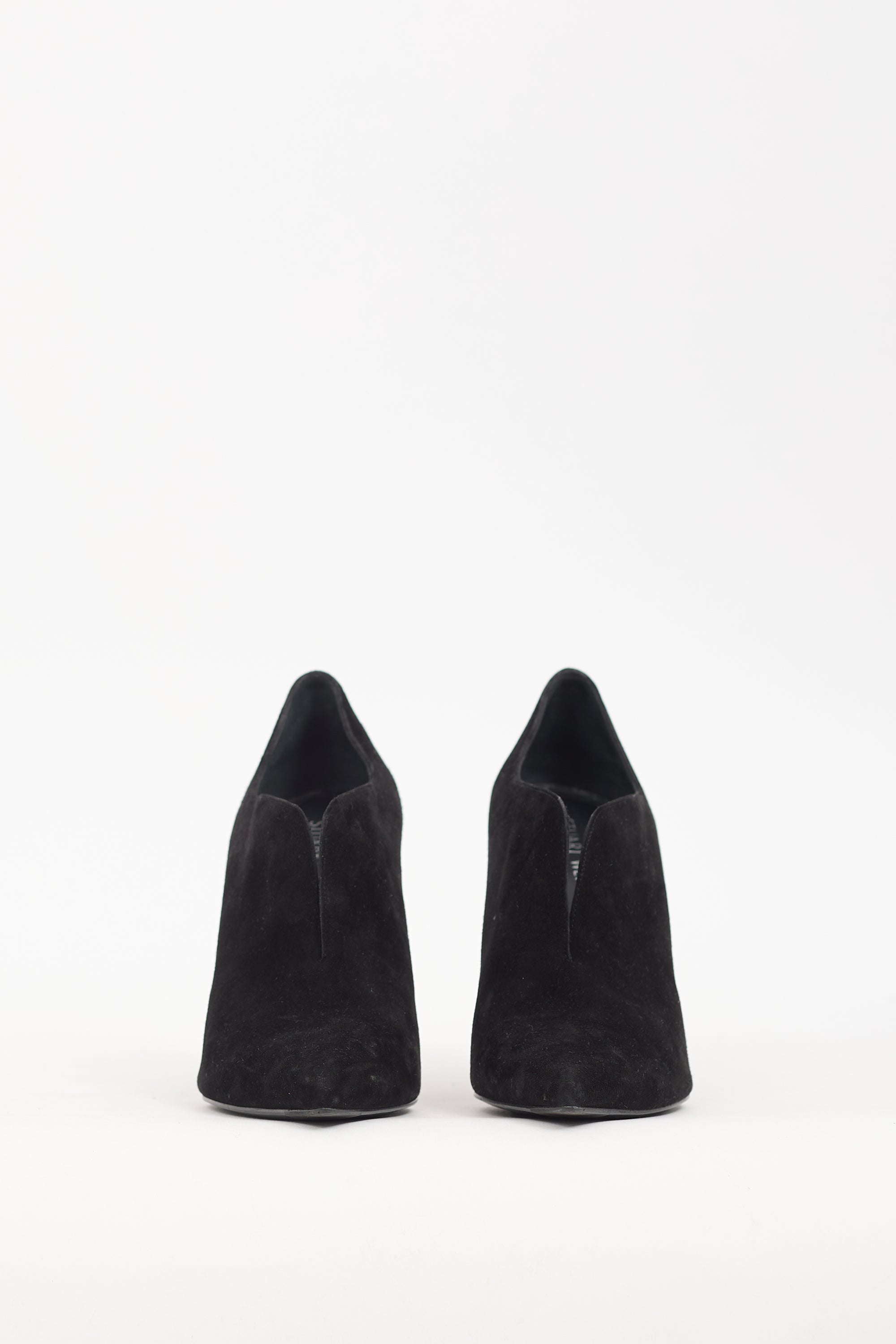 Stuart Weitzman Black Suede Rhythm Boot