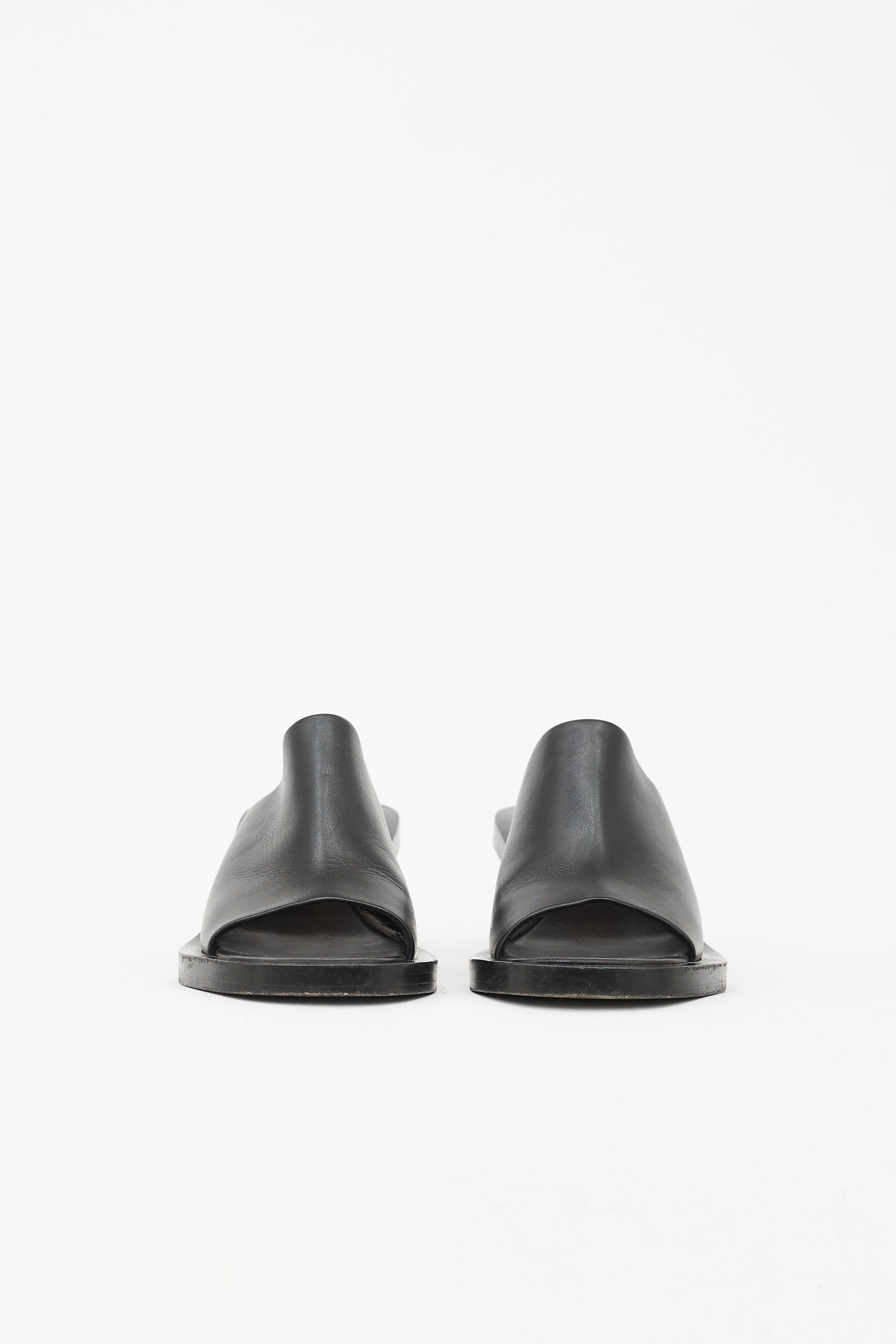 Studio Nicholson Leather Cube Mule