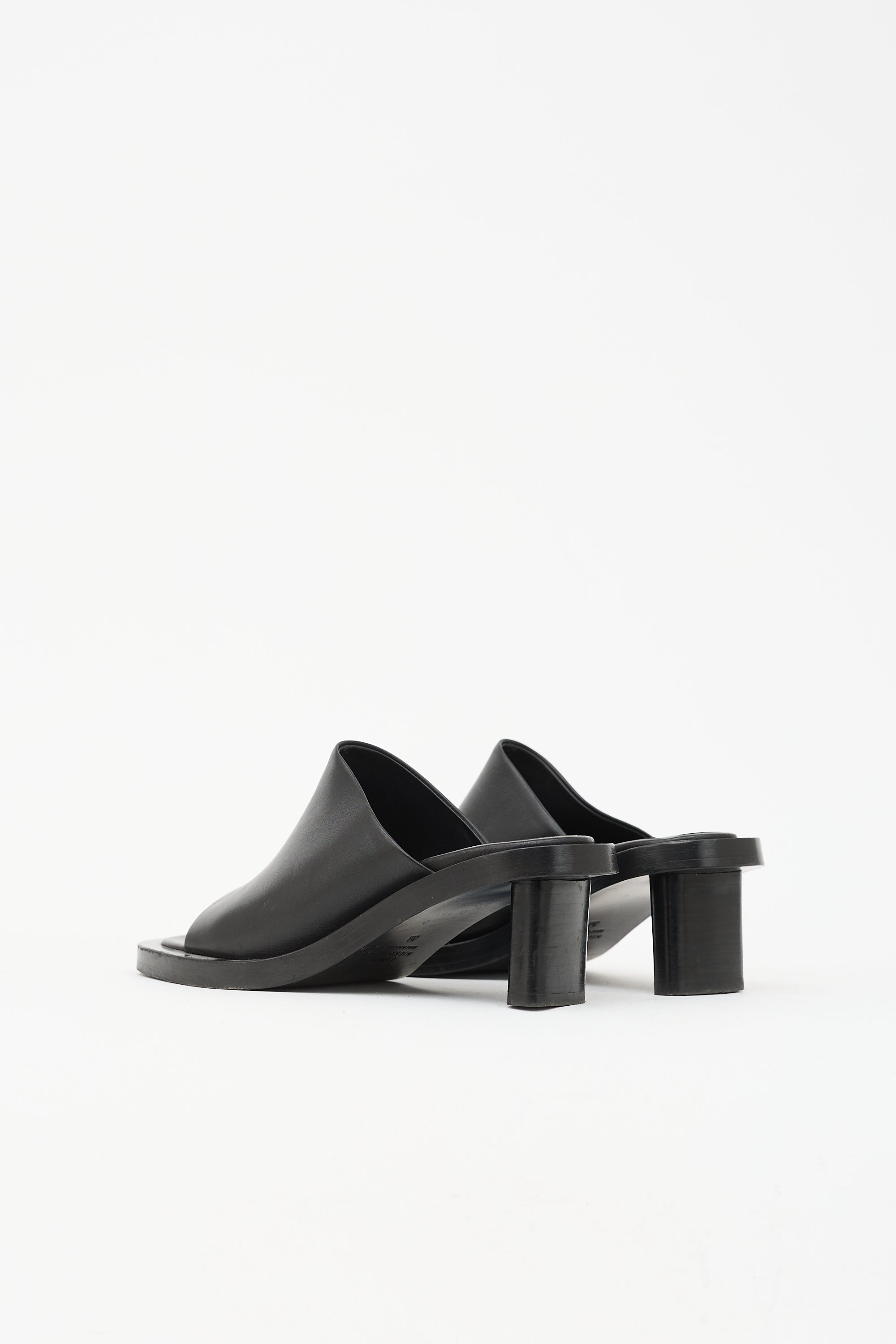 Studio Nicholson Leather Cube Mule