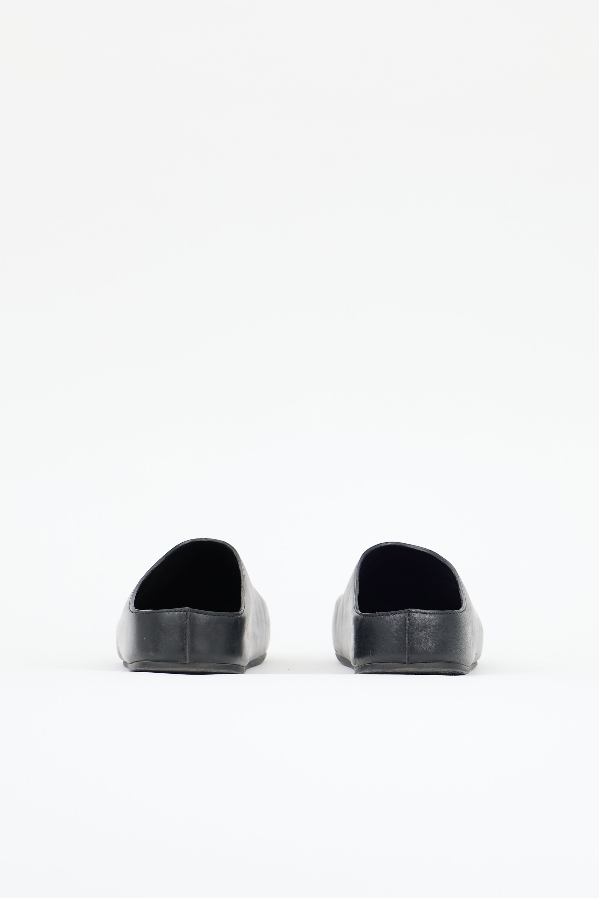 Studio Nicholson Leather Wearing Clog Mule
