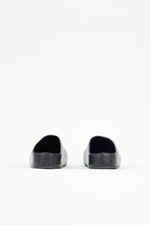 Studio Nicholson Leather Wearing Clog Mule