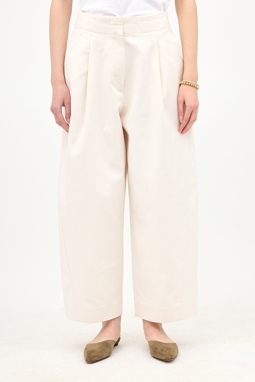 Studio Nicholson Pleated Barrel Leg Trouser