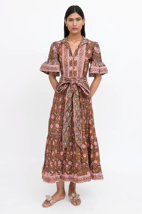 Sue Sartor Paisley Maxi Dress