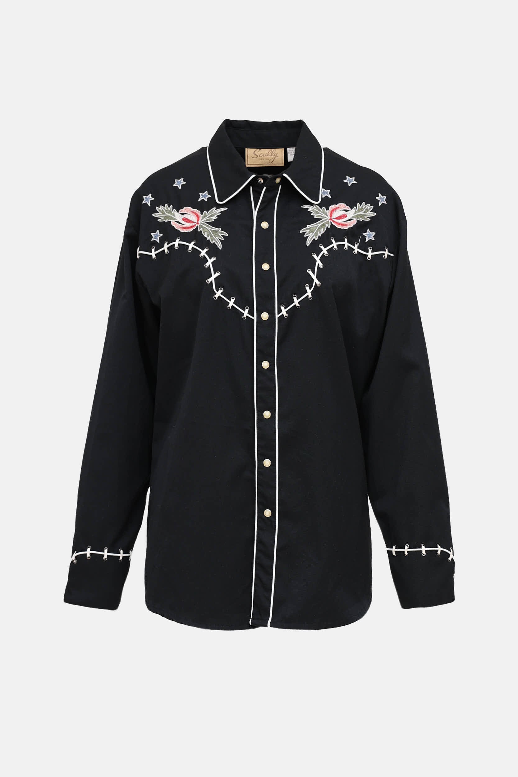 Scully Embroidered Western Top