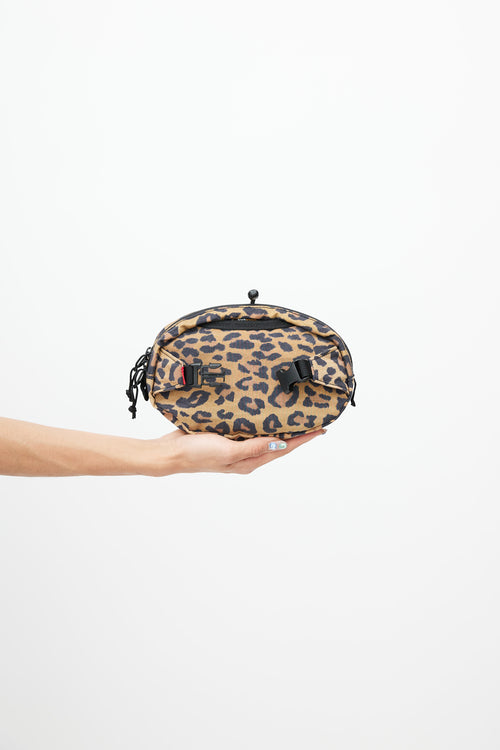 Supreme Brown & Black Print Waist Bag