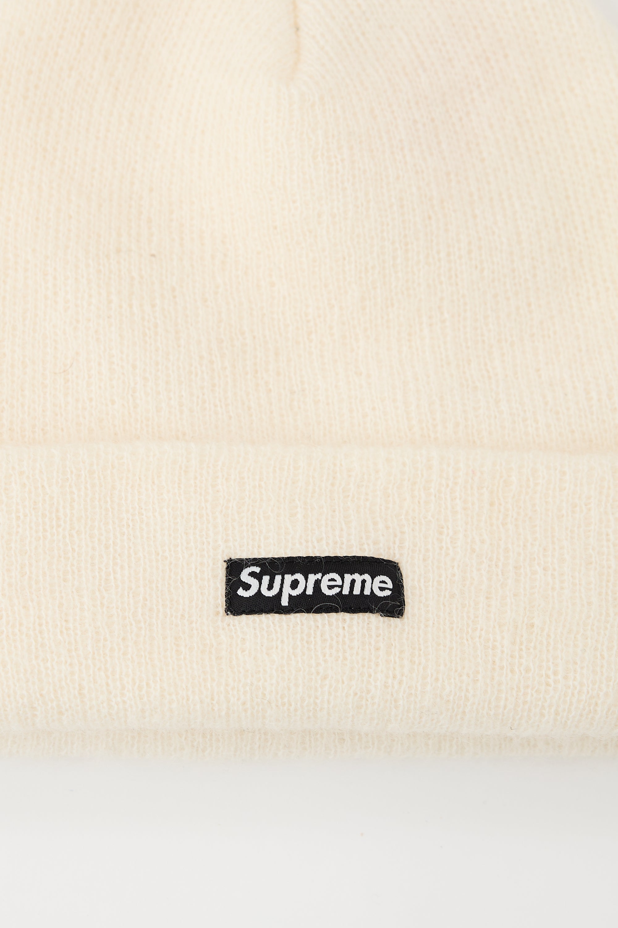 Supreme Mohair Logo Tab Beanie