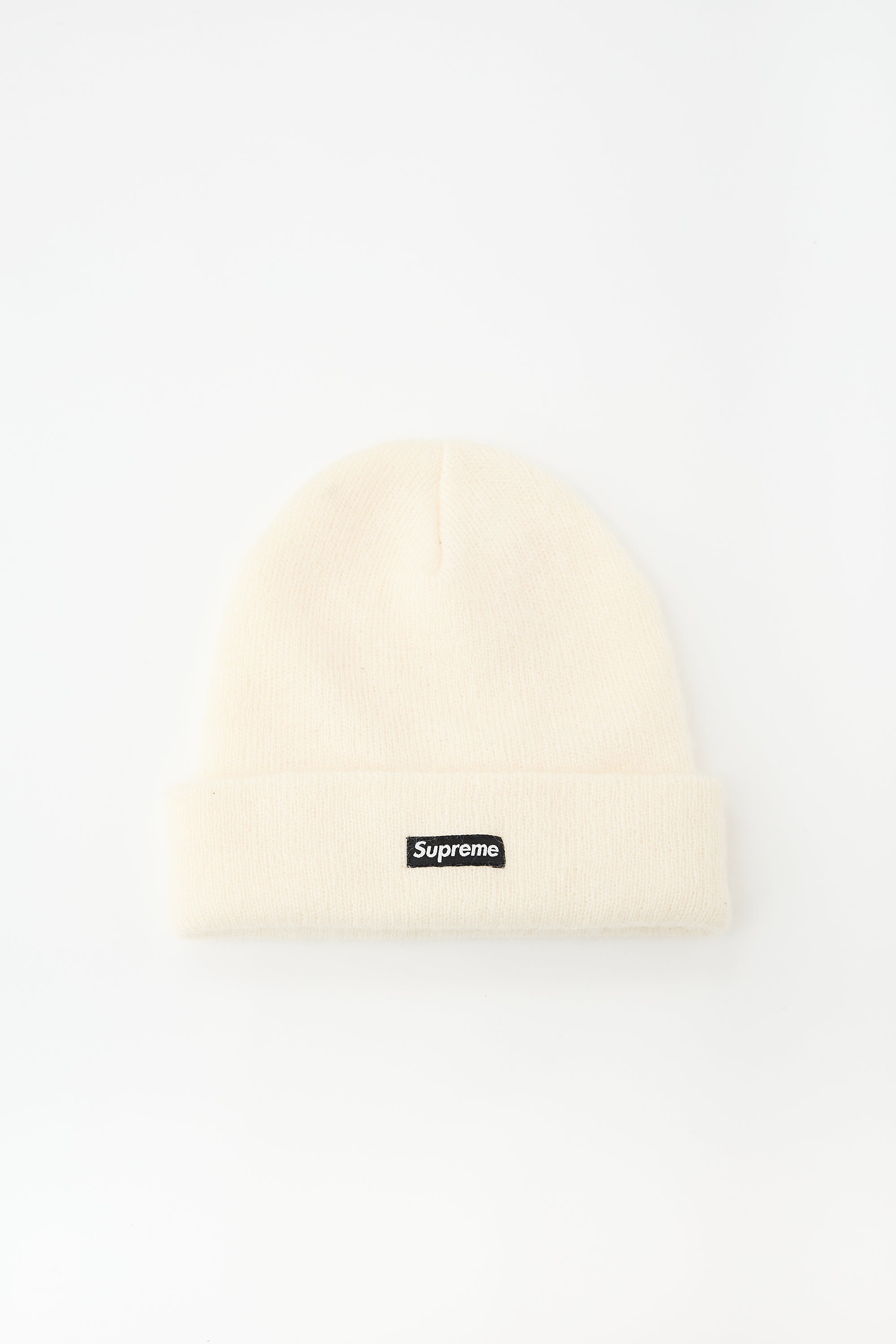 Supreme Mohair Logo Tab Beanie