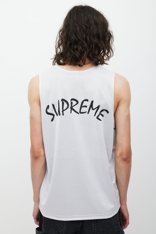 Supreme SS 2023 Black & White Reversible Graphic Jersey