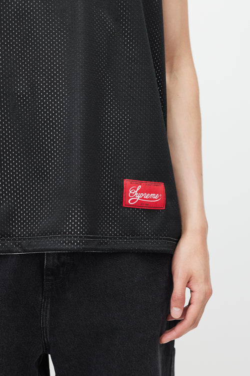 Supreme SS 2023 Black & White Reversible Graphic Jersey