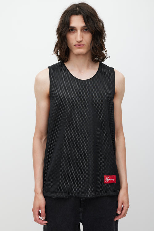 Supreme SS 2023 Black & White Reversible Graphic Jersey
