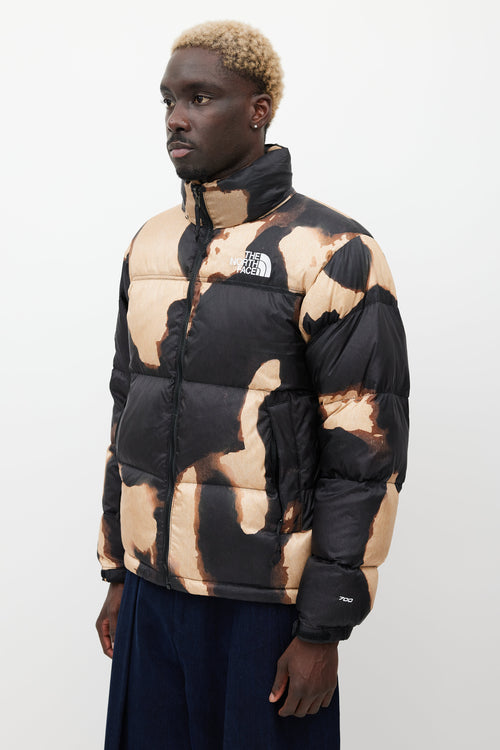 Supreme X The North Face Black & Brown Down Puffer