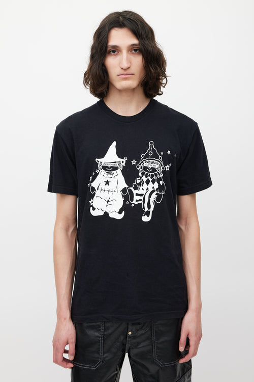 Supreme X Undercover Black & White Clown T-Shirt