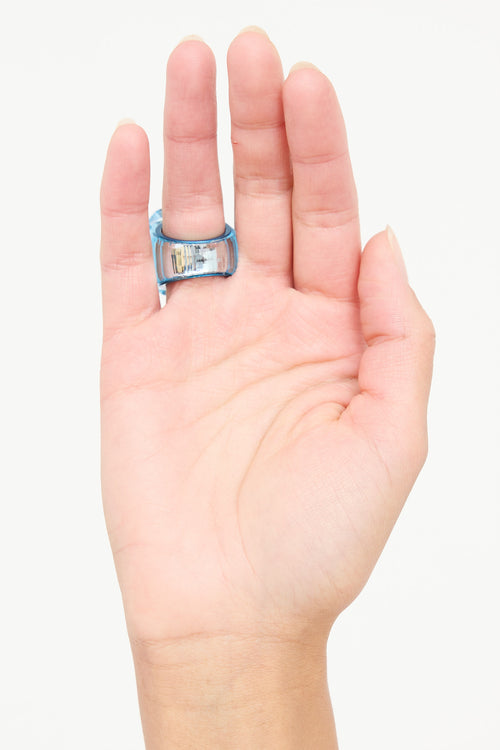 Swarovski Crystal Lucent Cocktail Ring