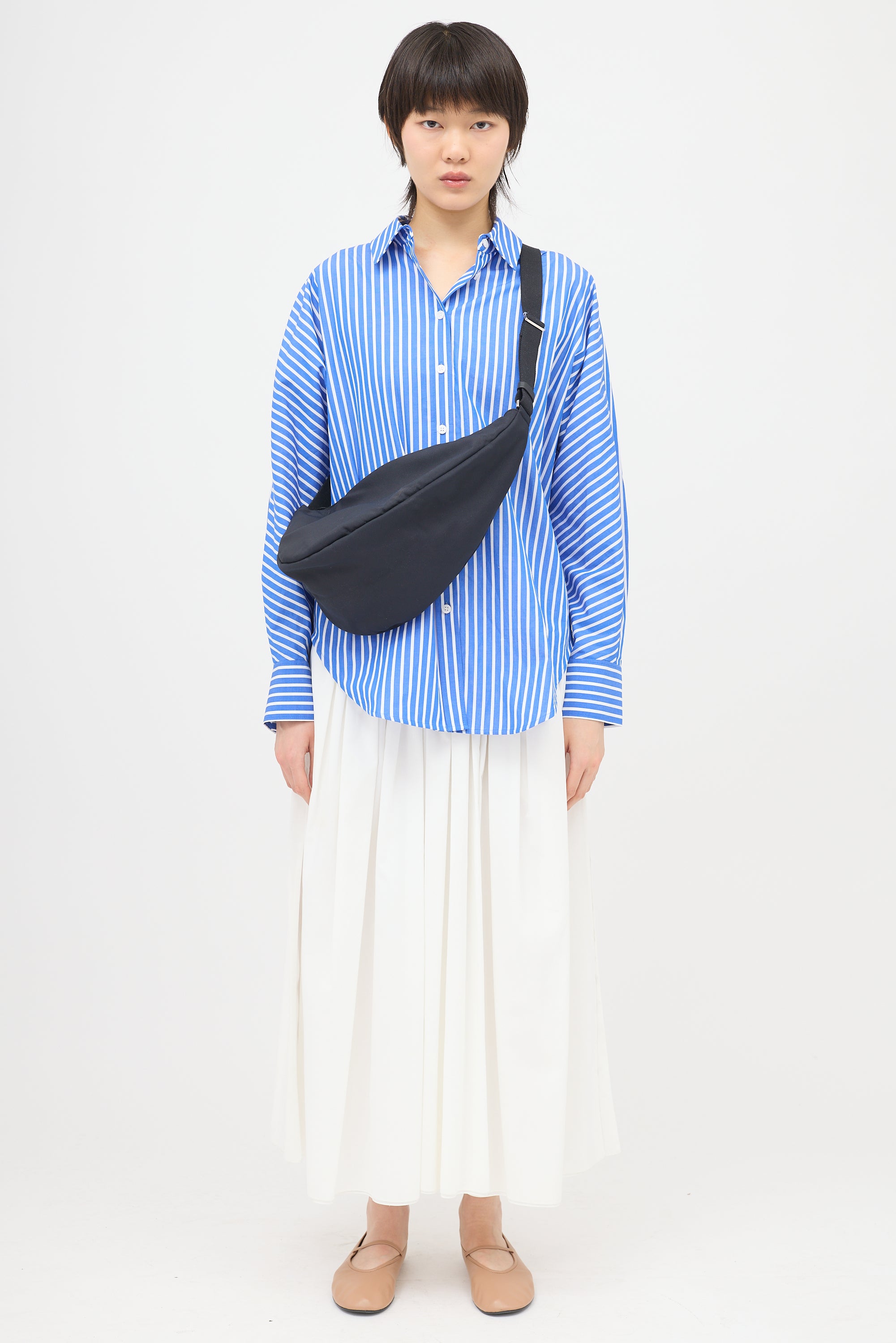The Row Nylon Slouchy Banana Bag