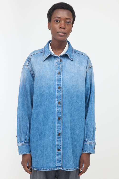 The Row Denim Frannie Shirt