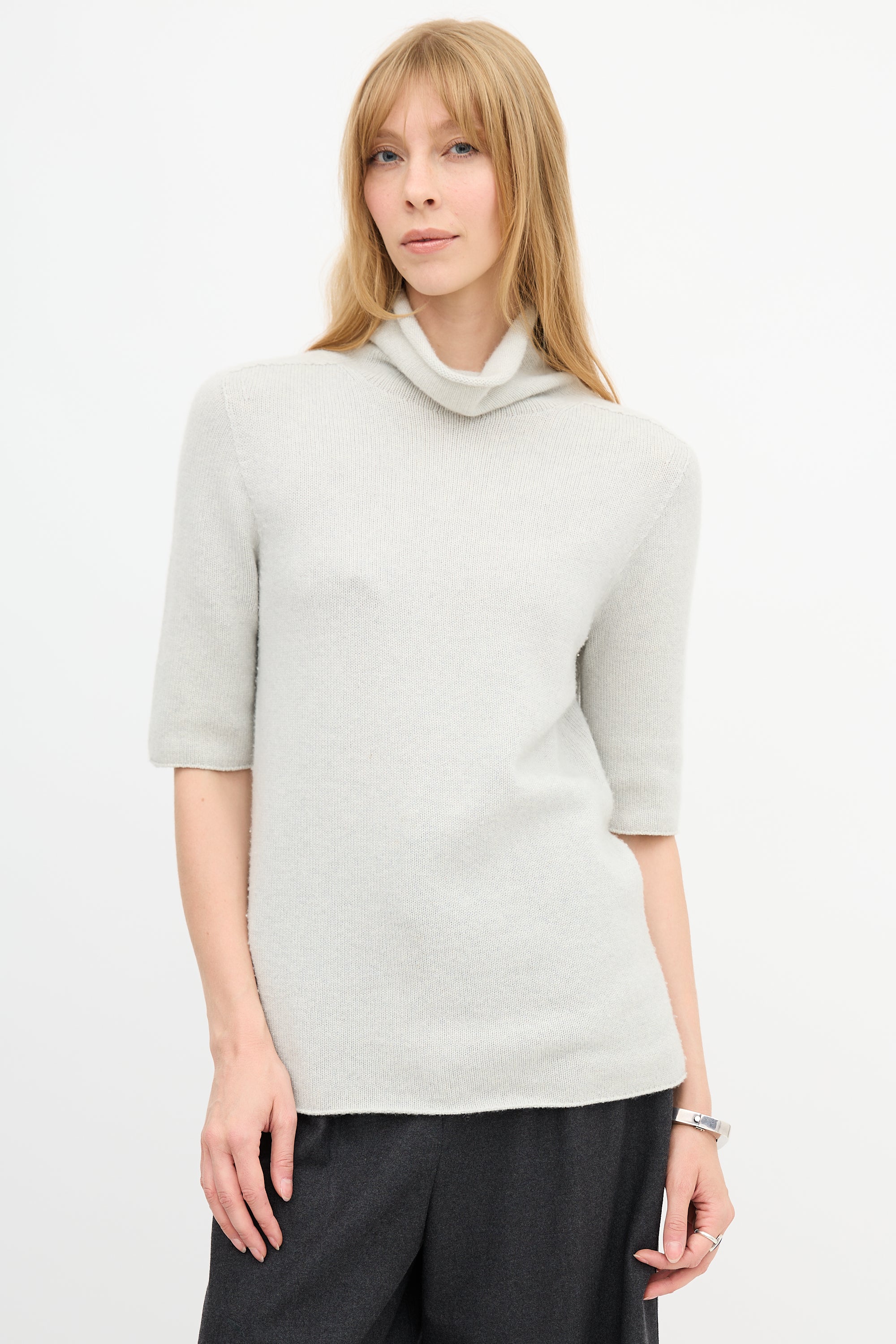 The Row Short Sleeve Sweater
