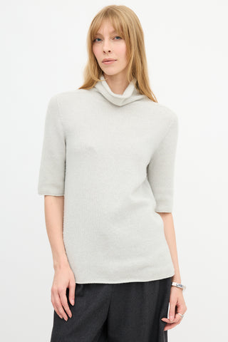 The Row Short Sleeve Sweater