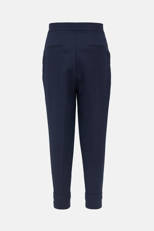 The Row Wool Slim Leg Trouser