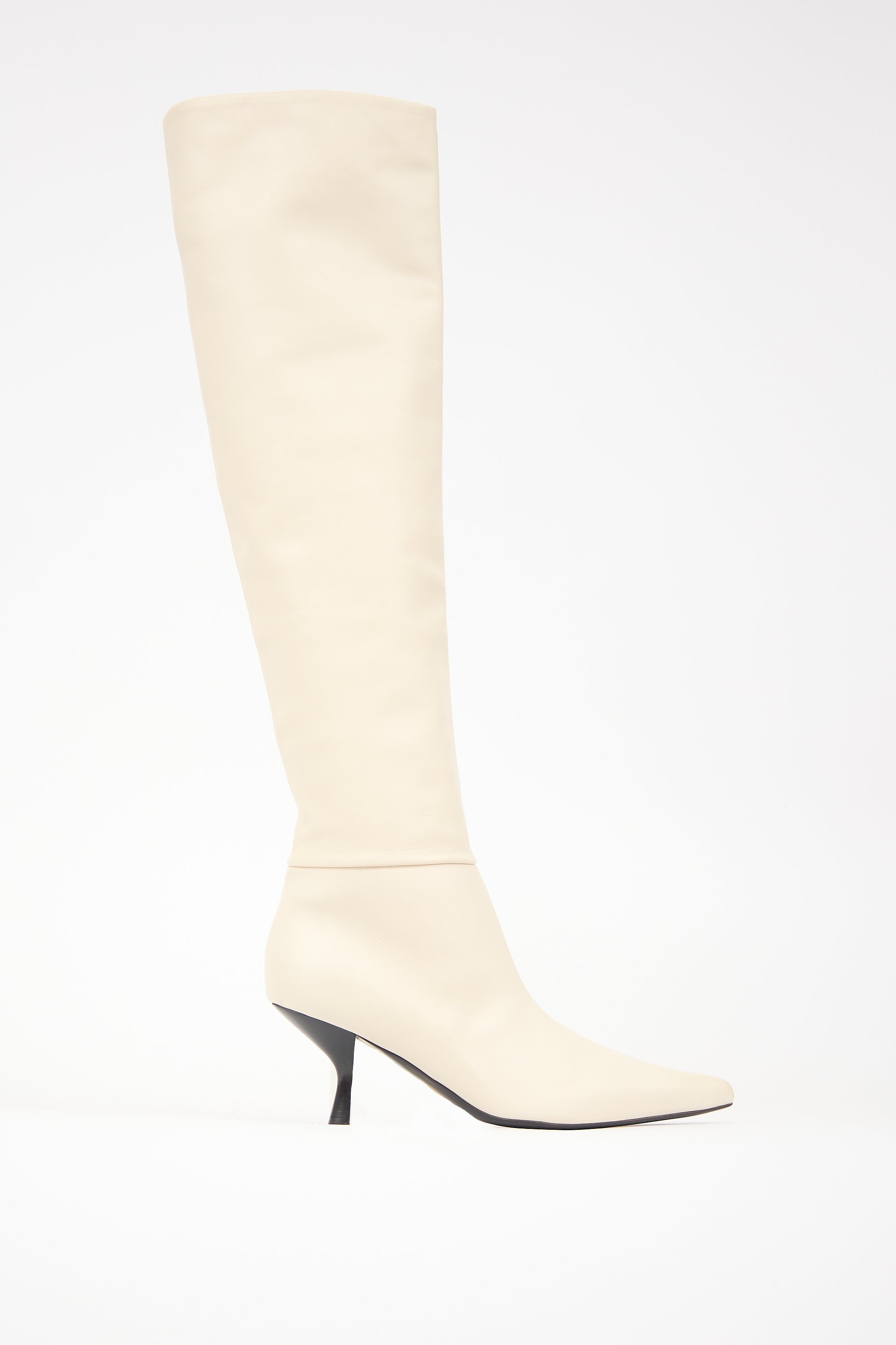 The Row Leather Bourgeoise Boot