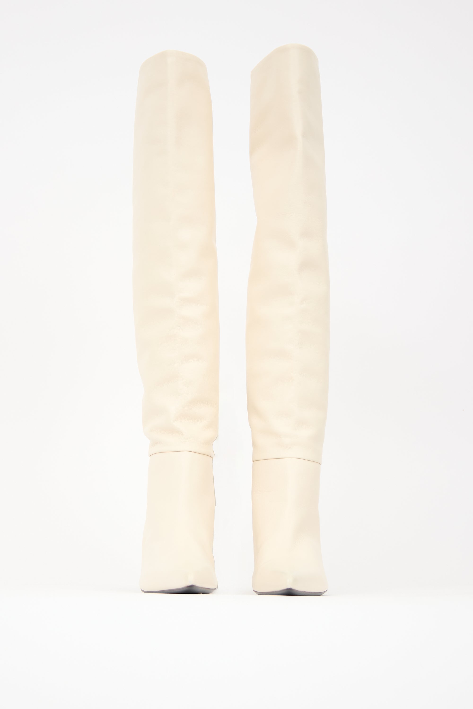 The Row Leather Bourgeoise Boot