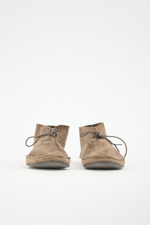 The Row Suede Tyler Boot