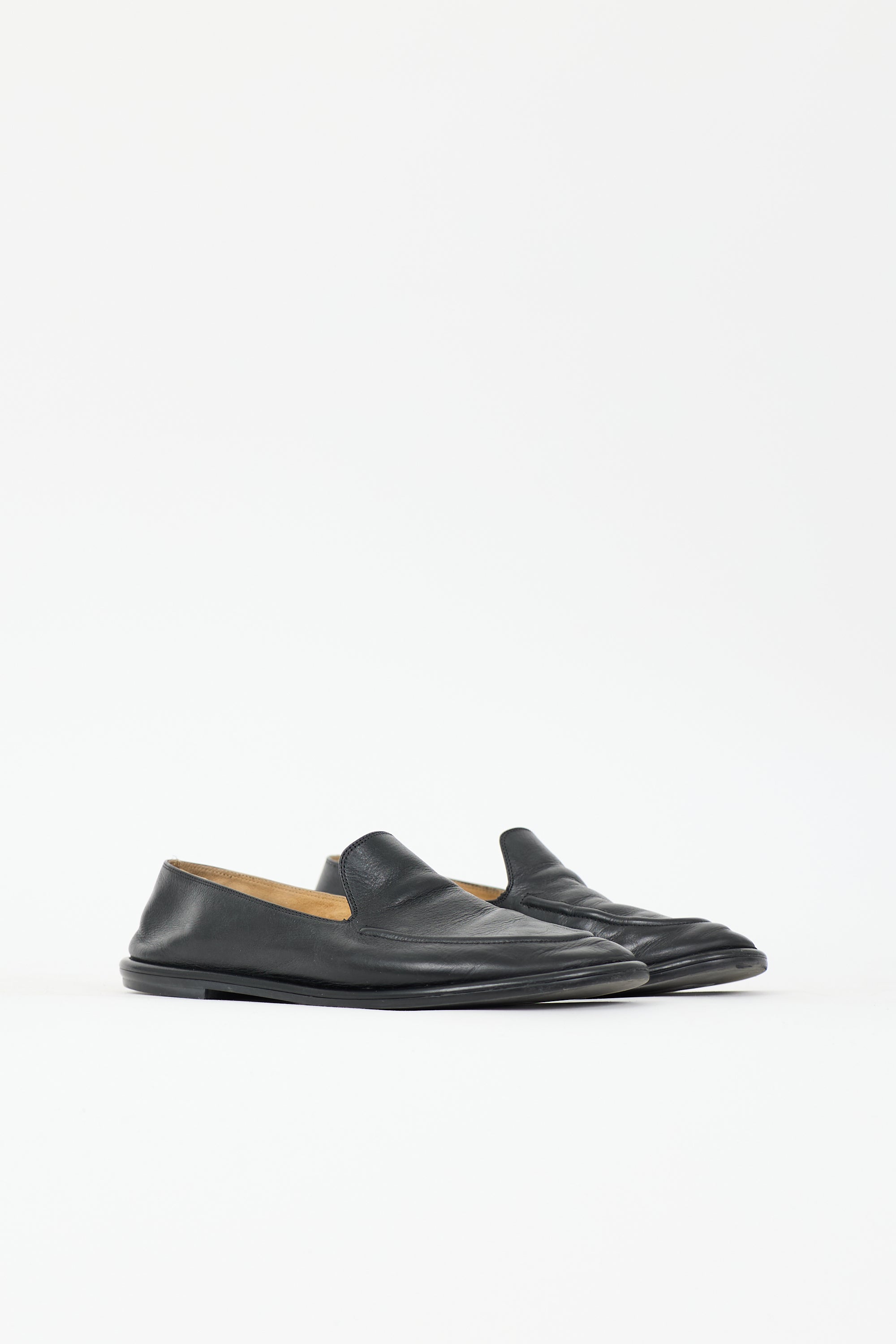 The Row Leather Canal Flat