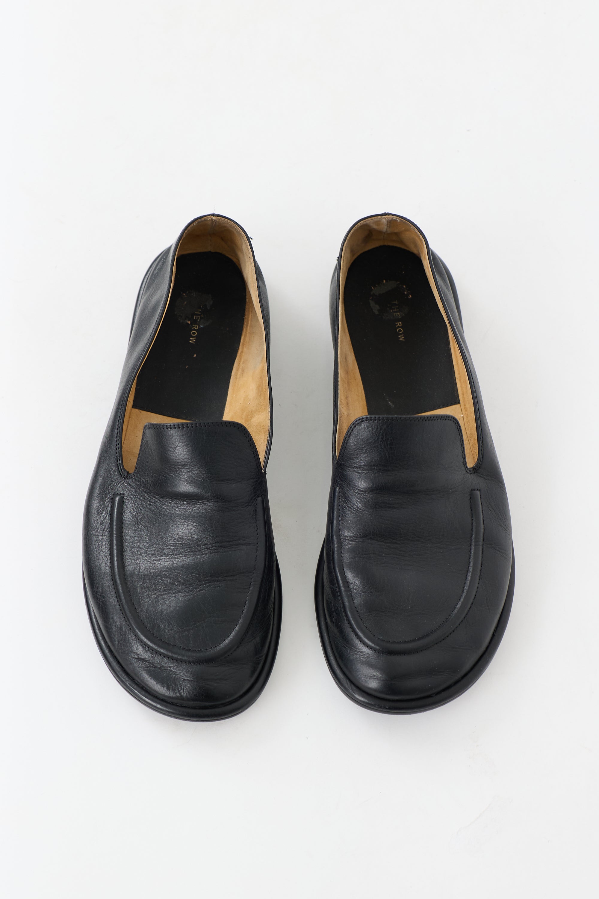 The Row Leather Canal Flat