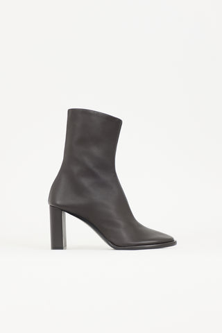 The Row Leather Teatime Boot