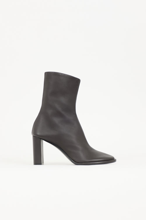 The Row Leather Teatime Boot