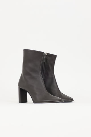 The Row Leather Teatime Boot