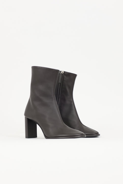 The Row Leather Teatime Boot