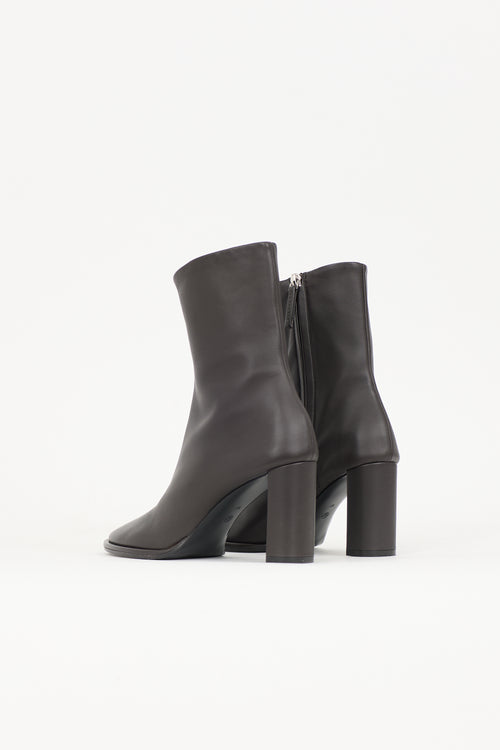 The Row Leather Teatime Boot