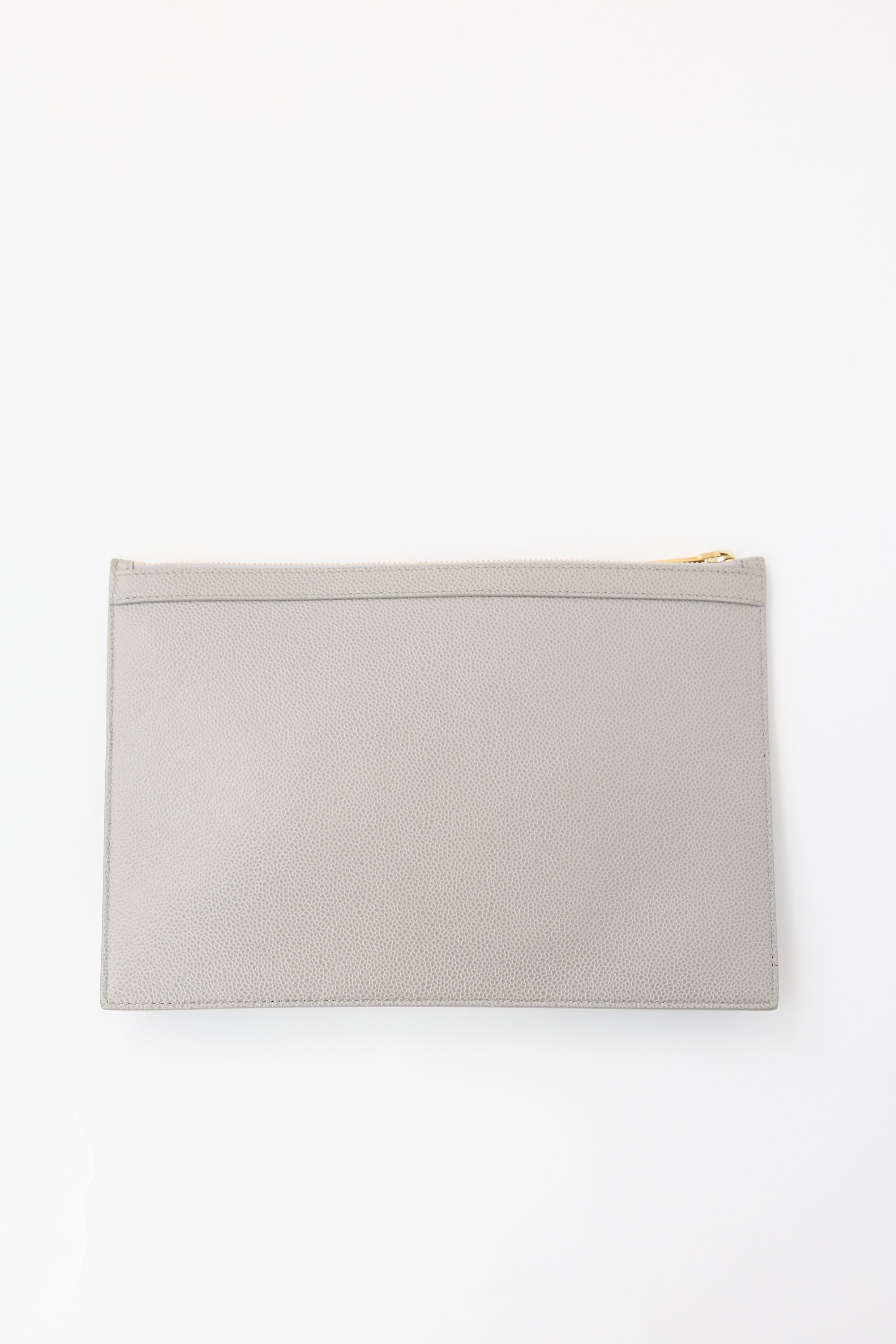 Thom Browne Leather Small Zip Tablet Holder