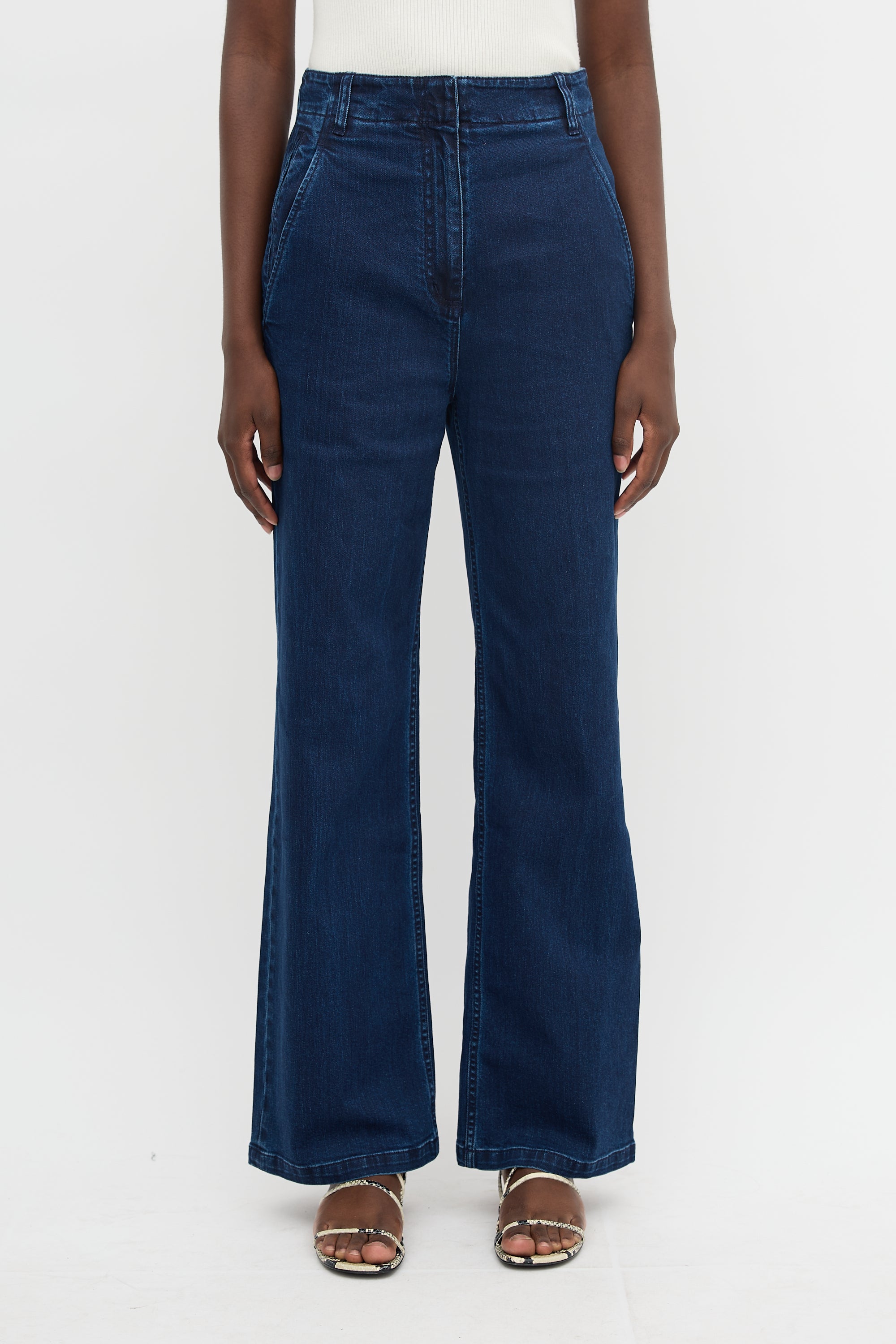 Tibi Barry Straight Leg Jeans