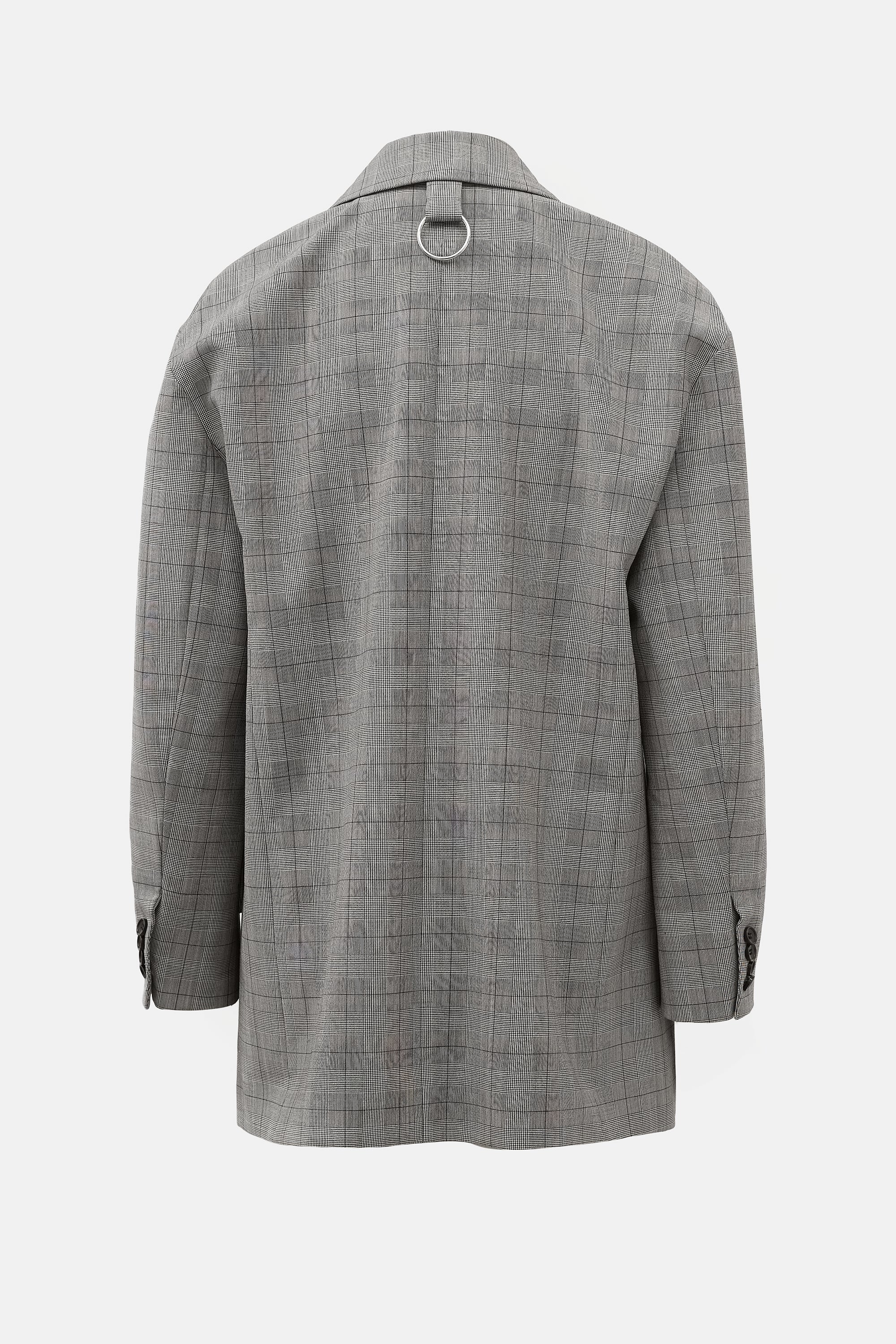 Tibi Glen Check Liam Blazer
