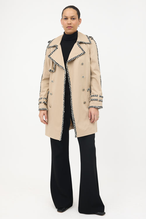 Chanel SS 2004 Embellished Trench Coat