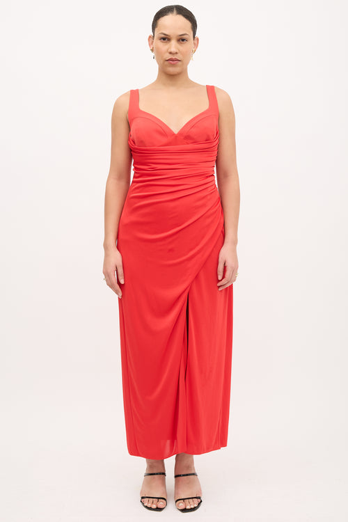 Monique Lhuillier Ruched Dress
