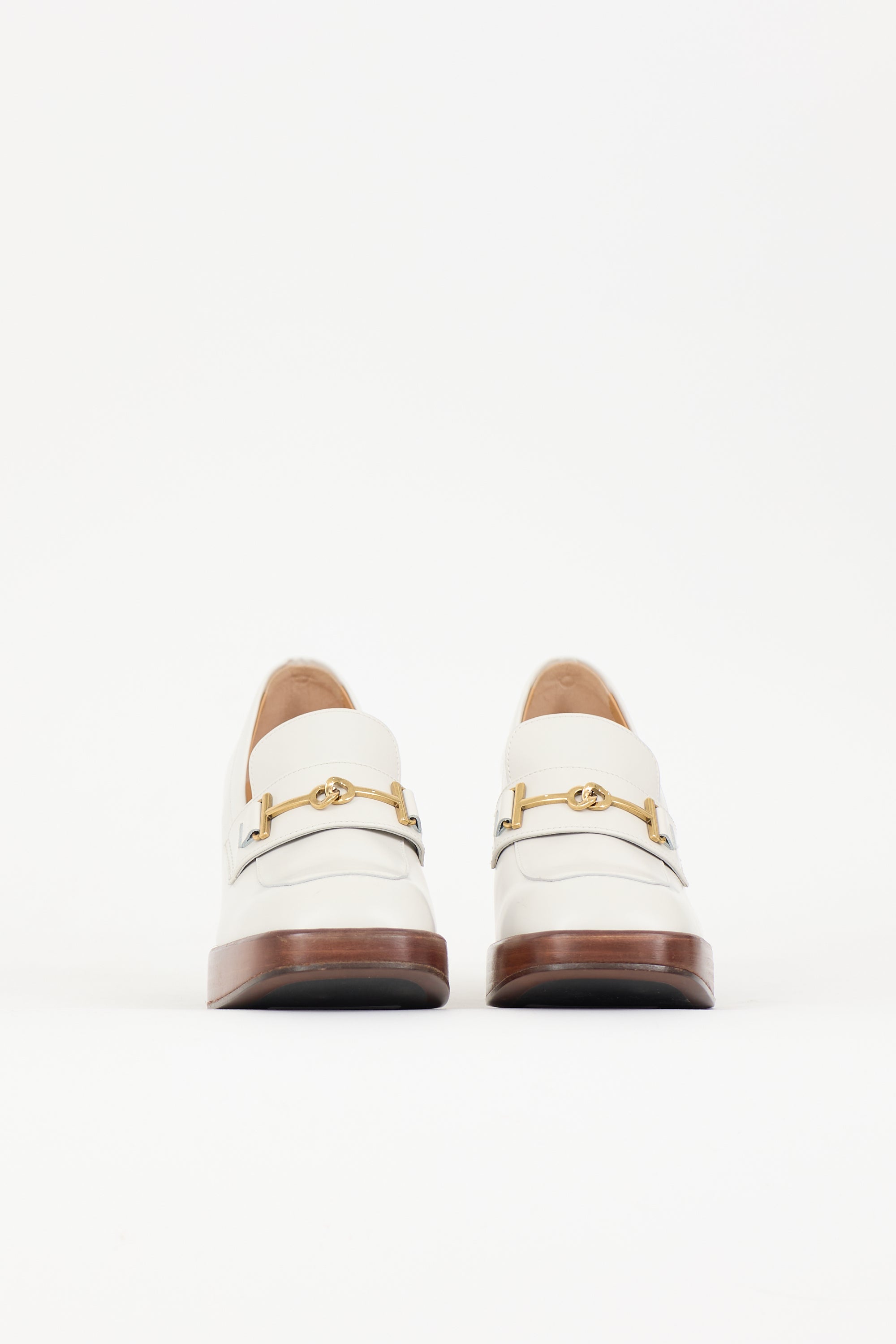 Tod's Leather Heeled Loafer