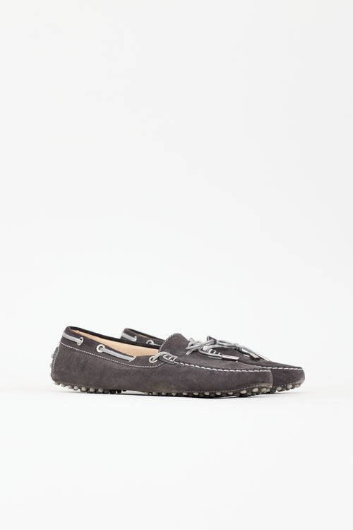 Tod's Suede Gommino Boat Loafer