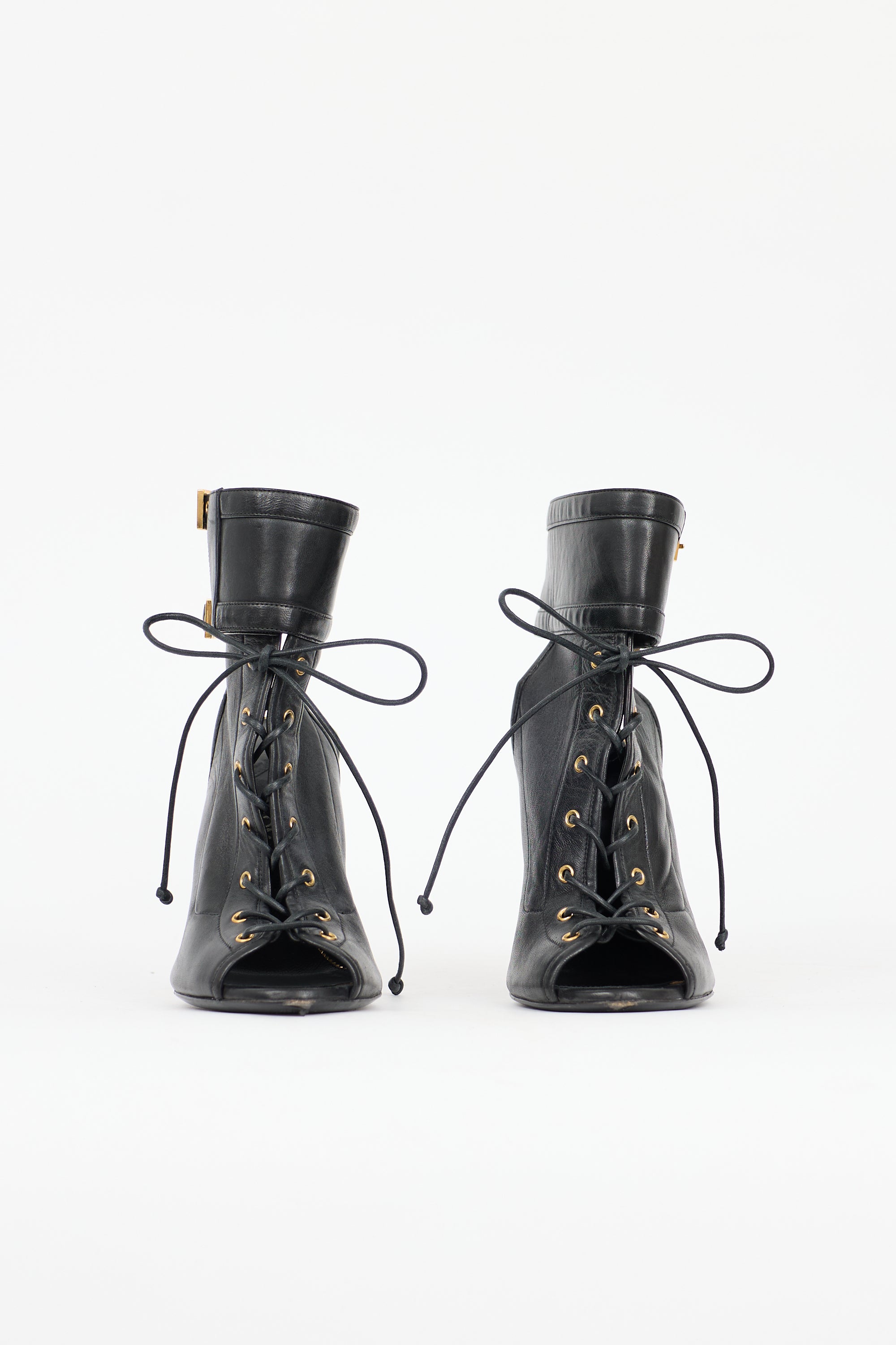 Tom Ford SS 2014 Leather Lace Up Bootie