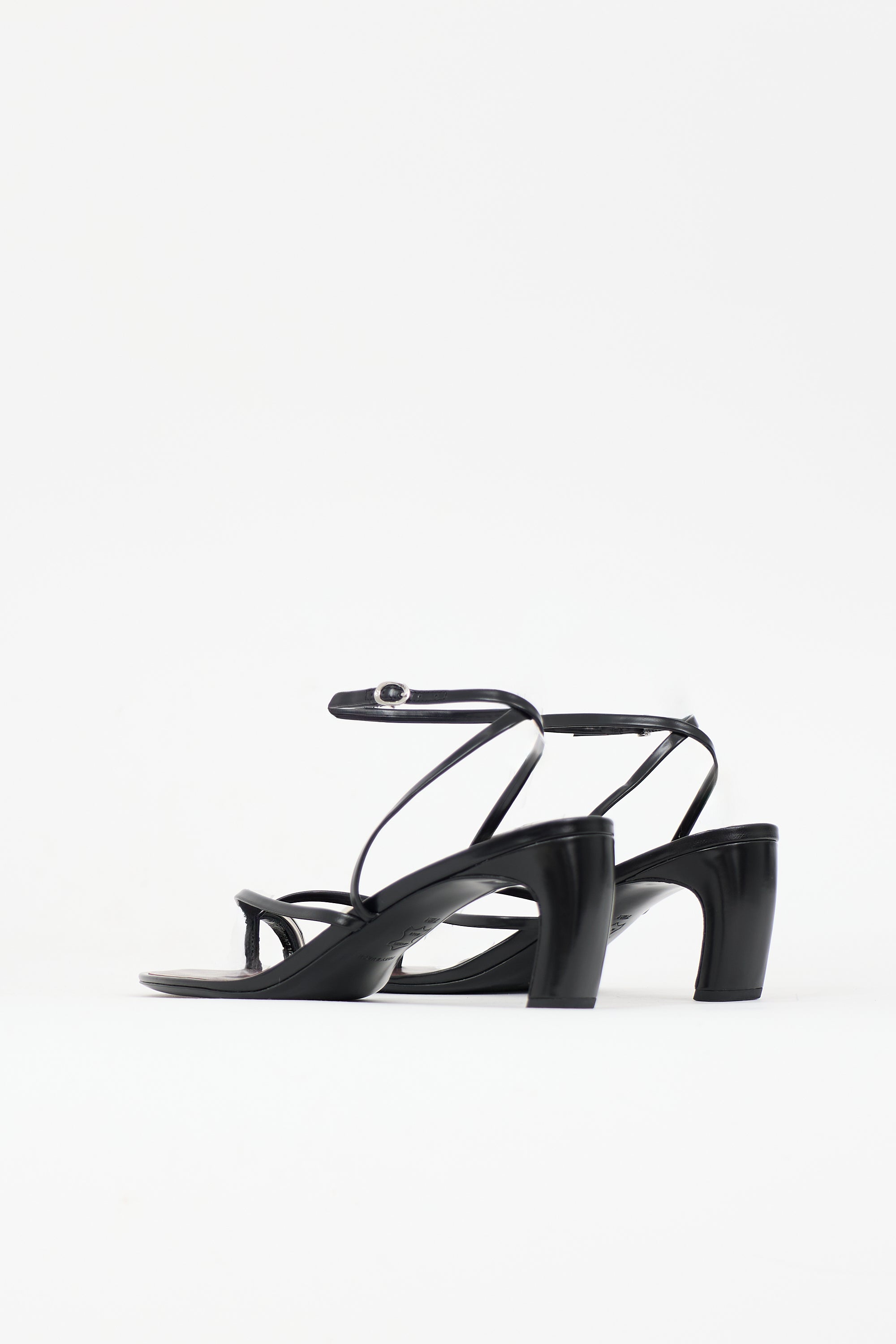 Tory Burch Leather Pierced Toe Ring Sandal