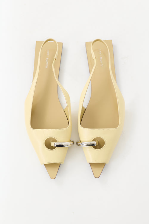 Tory Burch Pierced Slingback Mule